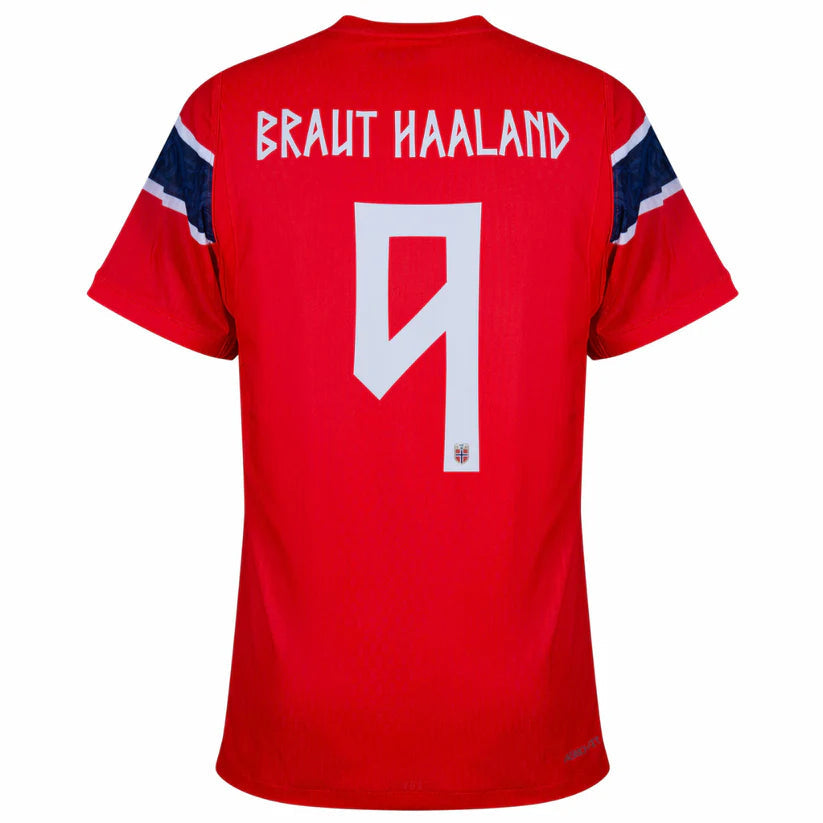 Limited Edition Norway Haaland Jersey back view
