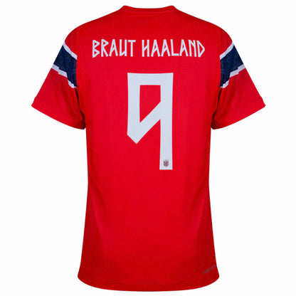 Limited Edition Norway Haaland Jersey back view