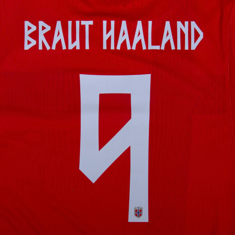 Limited Edition Norway Haaland Jersey detail view